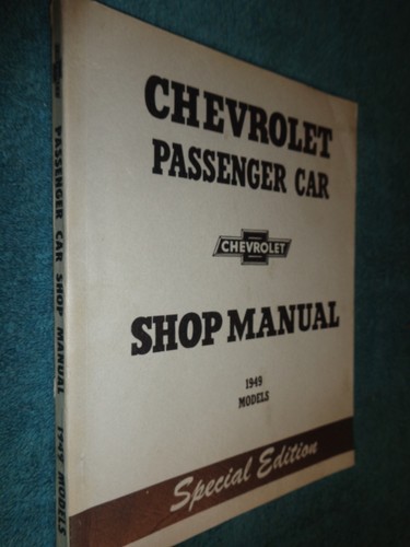 1949 chevrolet car shop manual - 1949,