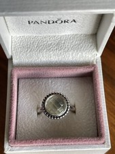 Genuine Pandora Green Amethyst Autumn Skies Ring In Size K/ K1/2 S925 ALE
