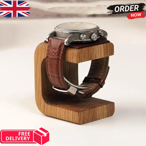 Wooden watch display - wooden,