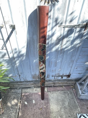 Vintage wooden aboriginal - wooden,