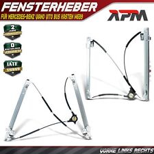 2x Power Window Regulator Electric Front for Mercedes-Benz Viano Vito W639 Bus Box