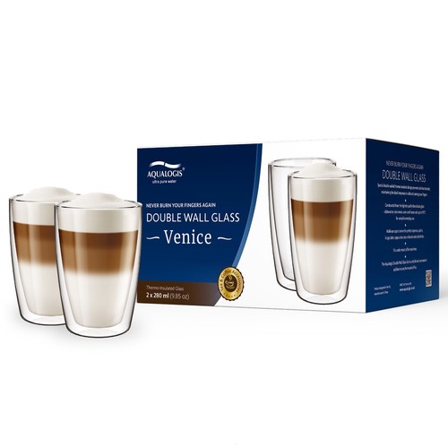 Double wall coffee mug design - double,