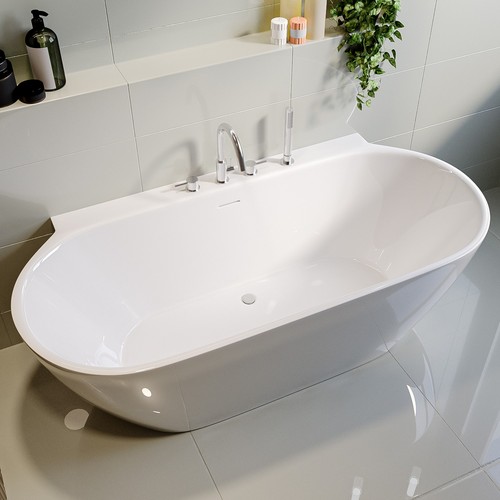 Chrome bath waste cover - waste,