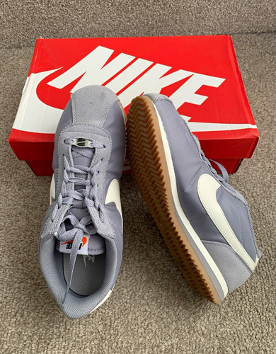 Nike cortez grey white low - grey/white, top