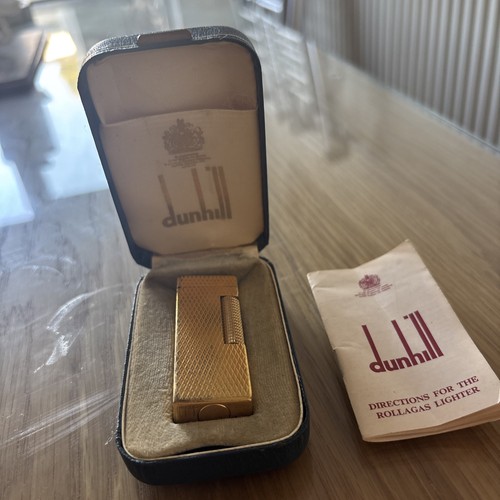 Dunhill rollagas gold plated - rollagas, gold-plated