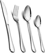 24 PIECE CUTLERY SET DISHWASHER SAFE STAINLESS STEEL FORGED STEEL KITCHEN DINING