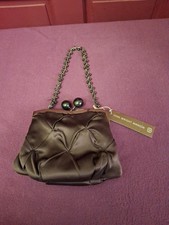 Bnwt Fenn Wright Manson Evening Bag - Peppercorn - Diamond Quilted Design