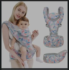 Baby Carrier with Hip Seat 6 In 1 Newborn to Toddler Multifunctional Backpack