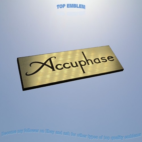 Accuphase emblem badge - accuphase,