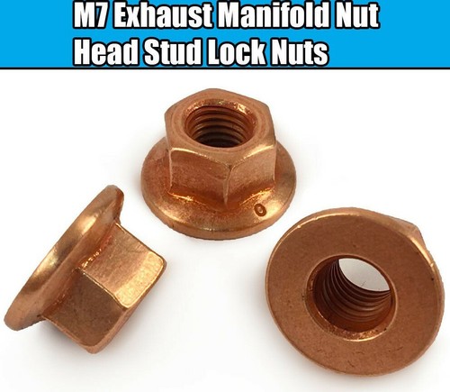 24x exhaust manifold nuts - m7,
