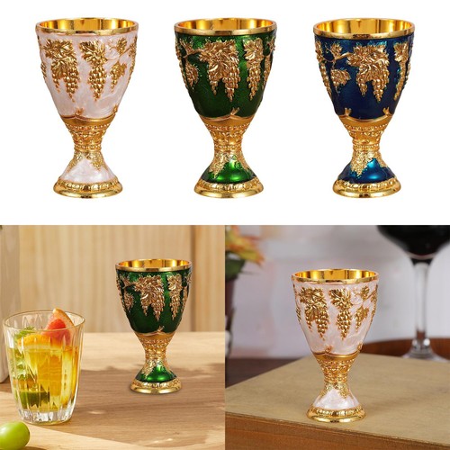 2xvintage medieval goblet - medieval,