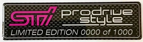 Designed for prodrive style - for:,