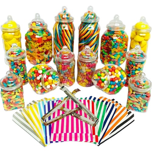 Plastic sweet jars 7 - sweet,