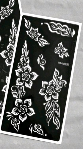 Small reusable henna tattoo - 1,