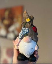 Latex Mould To Make This Woodland Gnome Ornament Garden Mold Concrete or Plaster
