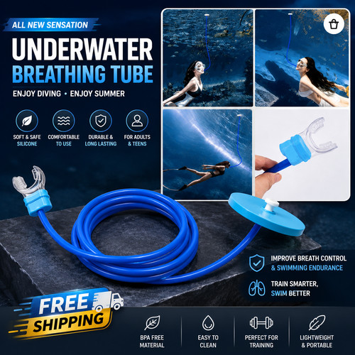 Adult diving breathing - diving, tube