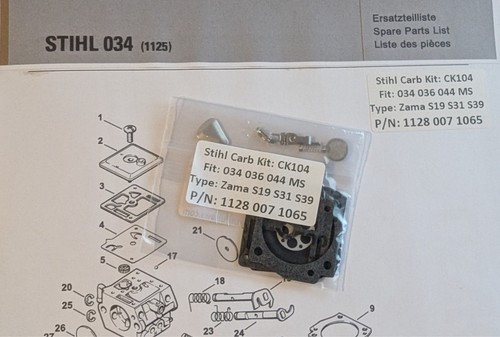 Stihl 034 036 044 - ms340, ms360