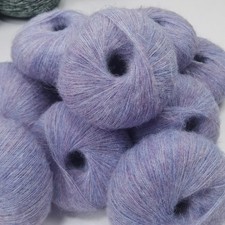 12 Balls of High-Count Alpaca & Baby Mohair Yarn - Soft & Lightweight