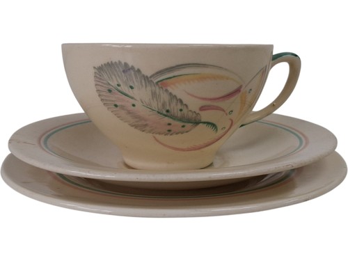 Vintage cup saucer - &, plate