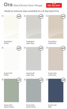 Matt Slab Replacement Kitchen