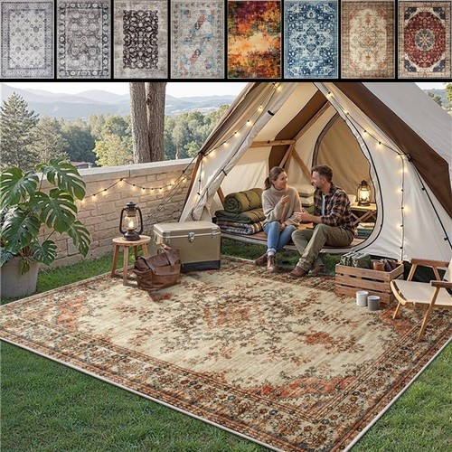 Outdoor rug garden geometric - outdoor,