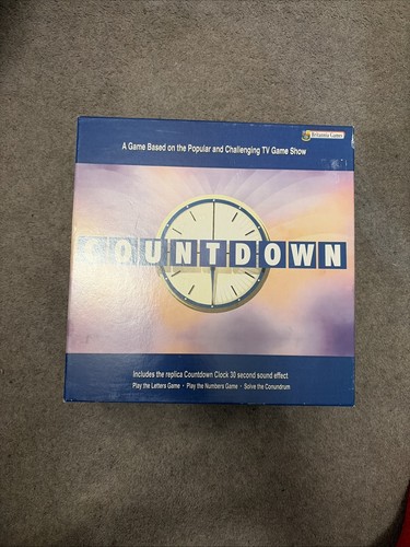 Vintage countdown board - countdown, game