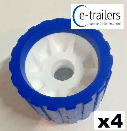 Boat trailer blue - trailer, white
