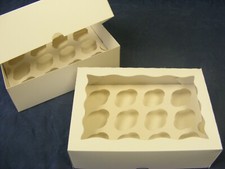 Mini Cupcake Boxes White &