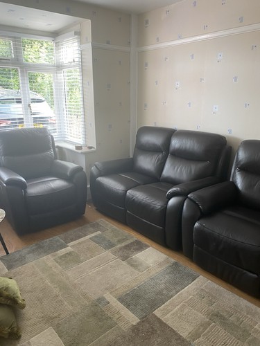 Next leather sofa - sofa, and