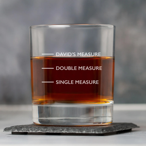 Personalised measures glass - personalised,