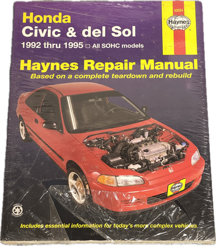 Haynes repair manual honda - repair,