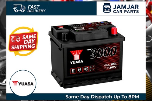 Yuasa car battery ybx3027 12v - car,