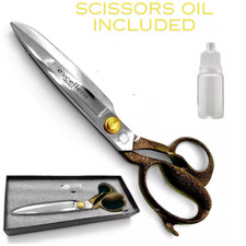 Professional Tailor Scissors for Fabric, Leather & Sewing Cutting Tools