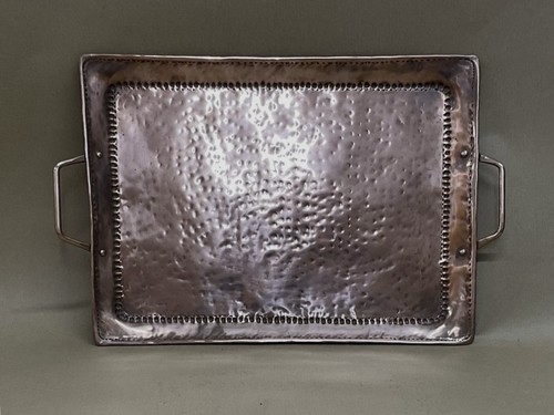 Arts and crafts copper tray - crafts,