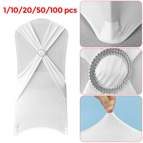 White chair covers - white,