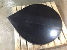 Teardrop black polished or star galaxy granite fire hearth stove custom size