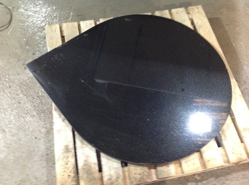 Teardrop black polished - , or
