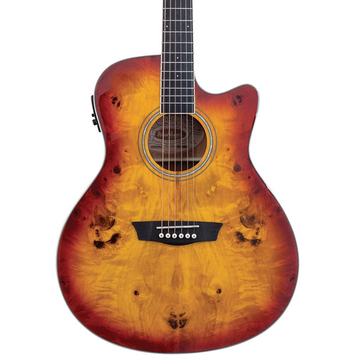 Washburn deep forest burl ace - forest,