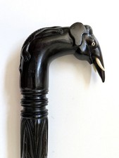 Rare Ebony and Ivory 'Presentation' Indian Walking Stick circa 1870-1880