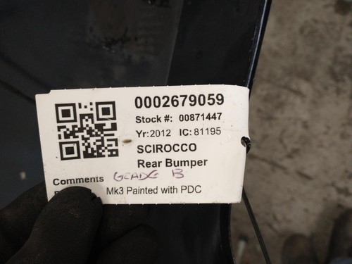 Rear bumper volkswagen - rear,