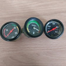 Vintage Car Gauge Lot Ideal Classic Car 3 Gauges 