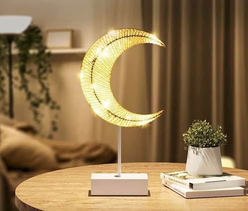 Decorative table moon - table, lamp