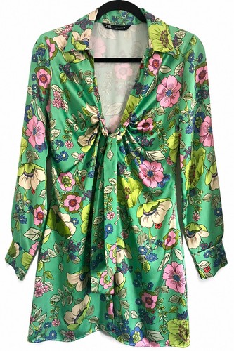 Zara floral mini - floral, dress