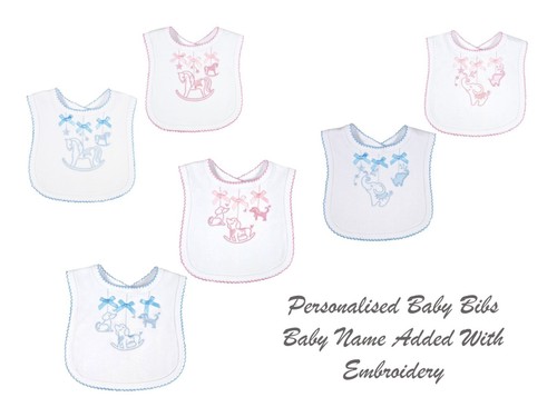 Personalised baby bibs boys - baby,