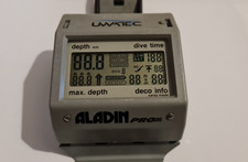Dive computer Uwatec Aladin Pro new battery protective screen and lanyard