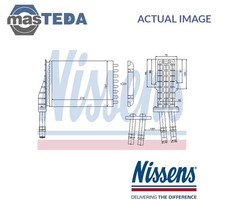 73258 HEATER RADIATOR EXCHANGER LHD ONLY NISSENS FOR RENAULT ESPACE III,AVANTIME