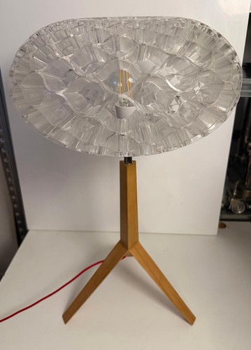 Vintage atomic acrylic shade - acrylic,
