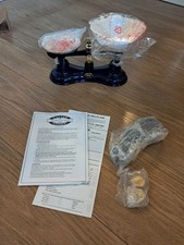 SALTER VINTAGE No.56 KITCHEN WEIGHING SCALES - Blue