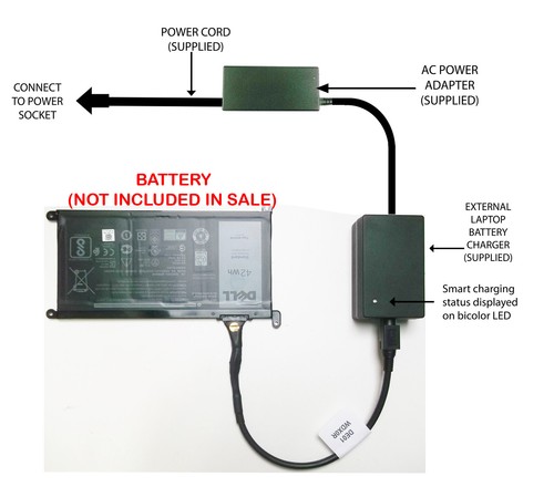 External laptop battery - external,