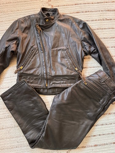 1970s langlitz leather moto - 1970s,
